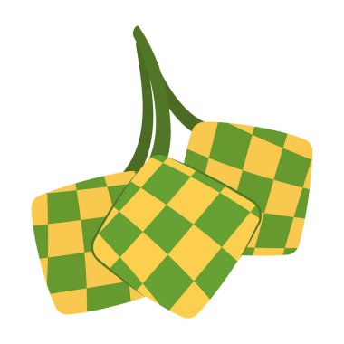 Ramazan gelenekleri ve sembolleri. Düz Çizim.