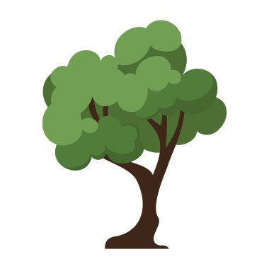 Çizgi film Biçimi Yeşil Ağaçlar Koleksiyonu.