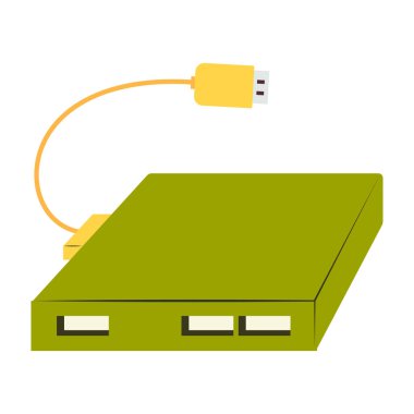 Düz Tasarımda Modern Dijital Aygıtlar ve Akıllı Teknoloji Aletleri.