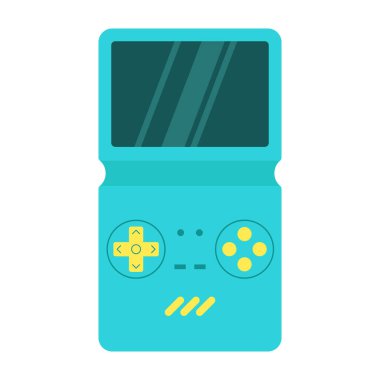 Oyun denetleyicileri, direksiyon simidi, joystickler ve el bilgisayarı simgesi.