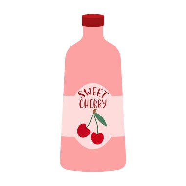 Renkli şişeler ve çeşitli meyve içecekleri ve içecekler. Yaz soğuk içecekler ve meyve suyu.