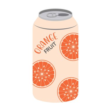 Basit tasarımlarla konserve ve şişelenmiş meyve sularının renkli çizimleri. Yaz soğuğu ve meşrubat.