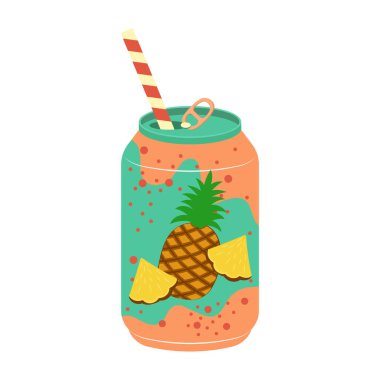 Düz konserve ve şişe köpüklü meyve içecekleri ve aromalı gazoz. Yaz soğuğu ve meşrubat.