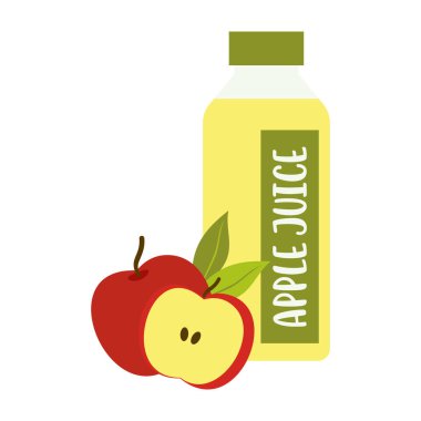 Meyve ve pipetli çeşitli meyve suyu ve balonlu çay şişeleri. Yaz serin içecekleri.