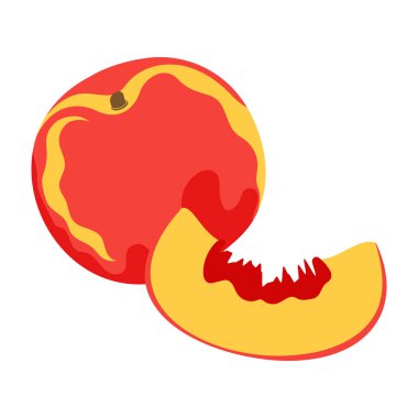 Beyaz arka planda çeşitli tropikal ve egzotik meyvelerin düz çizimleri.