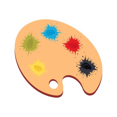 Düz Çizim Eğitim, Sanat ve Coğrafya Sembolleri Koleksiyonu. Okula Dönüş.