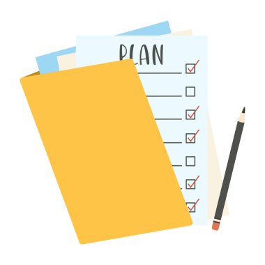 Görev ve zaman çizelgesi. Ofis Malzemeleri ve Evrakları.