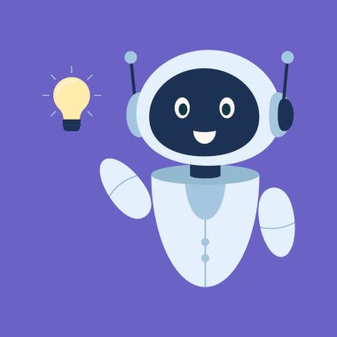 Farklı duygu ve eylemleri ifade eden sevimli sohbet robotları.