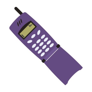 Antika elektronik cihazlar ve eski teknoloji simgeleri.