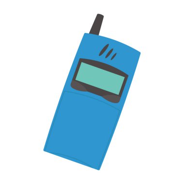 Antika elektronik cihazlar ve eski teknoloji simgeleri.