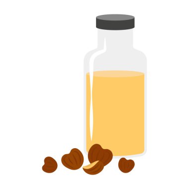 Tohumlu ve fındıklı farklı doğal yağlar..