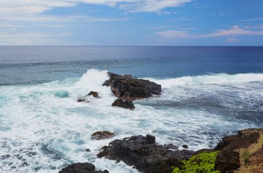 Indian Ocean, Mauritius, Waves