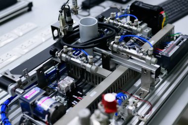 Robot operating system at manufacturing automation and robotics academy, Technology and innovation concept