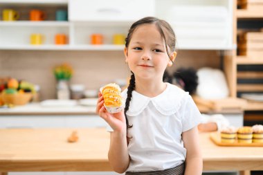 Back to school, Kids education knowledge, Child in classroom at school, Kid dressed Science lab coat. Science concept