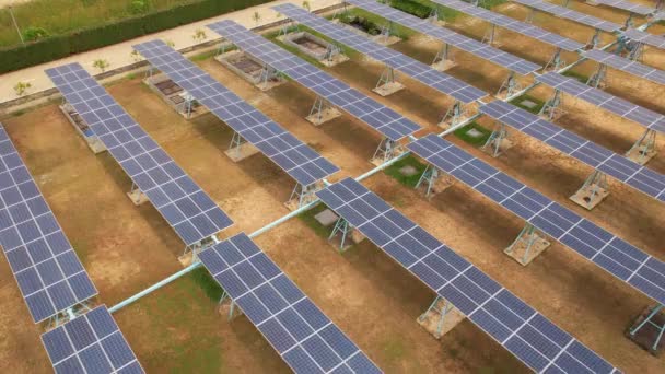 Solar Panels Solar Power Station Solar Cell Farm Green Energy — Αρχείο Βίντεο