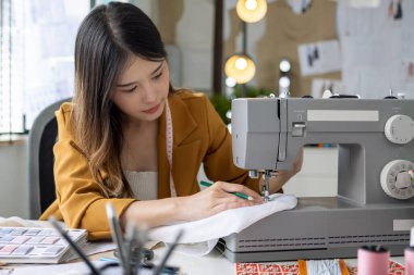 Female designer business owner, Tailoring business owner, Clothing store owner, Design fashion clothes by designer