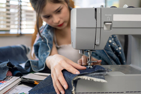 Female designer business owner, Tailoring business owner, Clothing store owner, Design fashion clothes by designer