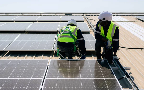 Professional engineer technician with safety helmet checking system. High quality photo