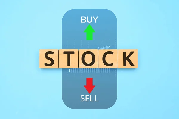 Obchodník Rostoucí Virtuální Hologram Akcie Koupit Prodat Cenové Investice Obchodování — Stock fotografie