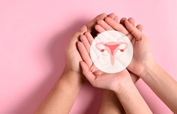 Sanal uterus ikonu üreme sistemi, kadın sağlık hizmetleri, sağlıklı yaşam tarzı, kadın organları hastalıkları, insan anatomisi, sağlık ve hastane hizmetleri, sağlıklı kadın hizmetleri...