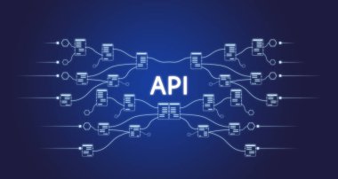 API, Uygulama programlama arayüzü, Teknoloji ve yazılım geliştirme aracı, API teknoloji entegrasyonu, İnternet ve ağ konsepti