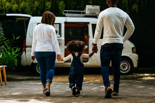 stock image Happy family spending time together, Family with activities at home, Family enjoying holiday vacation together