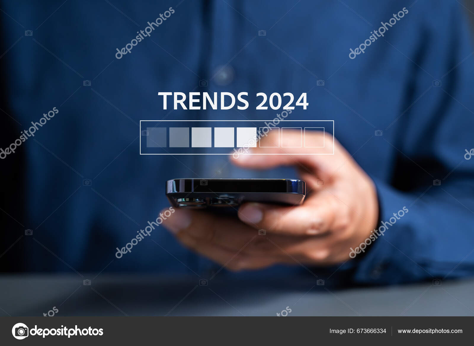 Trends 2024 Trends Seo 2024 Trends 2024 Loading Bar High Stock Photo by