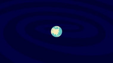 Zooming To  Le Havre Location On Stylish Earth Globe