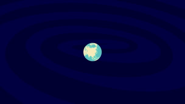 Zooming Angers Location Stylish Earth Globe — Video Stock