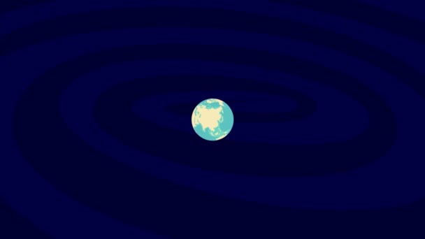 Zooming Toulouse Location Stylish Earth Globe — Wideo stockowe