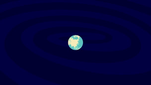 Zooming Bochum Location Stylish World Globe — Wideo stockowe