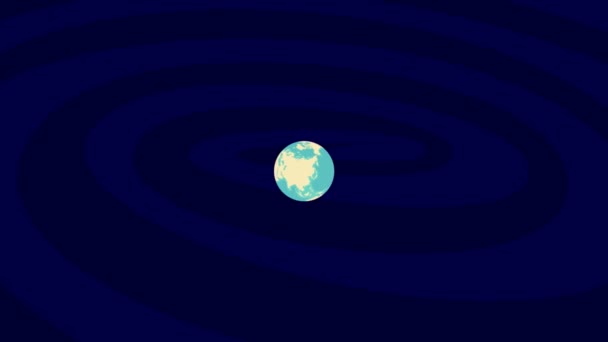 Zooming Bonn Location Stylish World Globe — Wideo stockowe