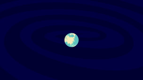 Zooming Essen Location Stylish World Globe — Wideo stockowe