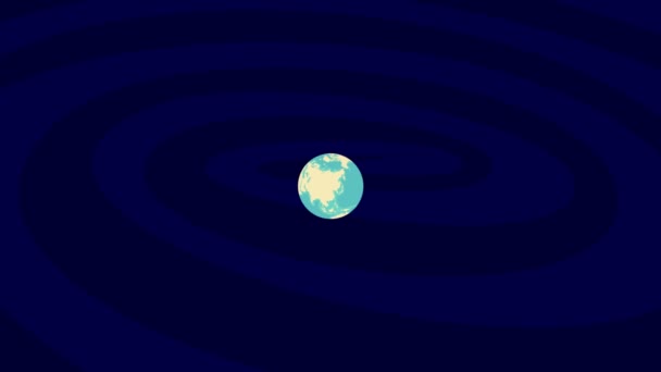 Zooming Munich Location Stylish World Globe — Stok video