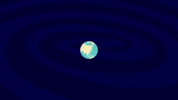 Zooming Florence Location Stylish World Globe — Video Stock