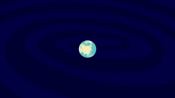 Zooming Bradford Location Stylish World Globe — Video