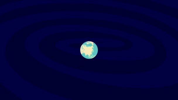 Zooming Coventry Location Stylish World Globe — Stok video
