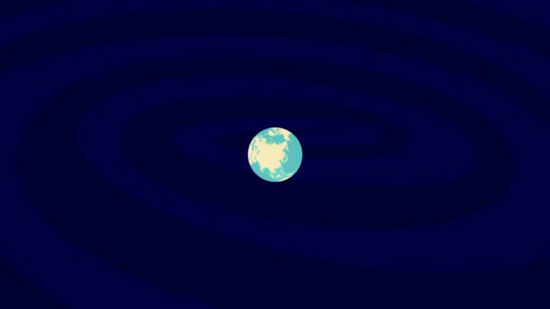 Zooming Apeldoorn Location Stylish World Globe — Vídeo de stock