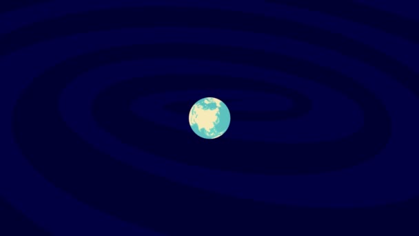 Zooming Eindhoven Location Stylish World Globe — Vídeo de Stock