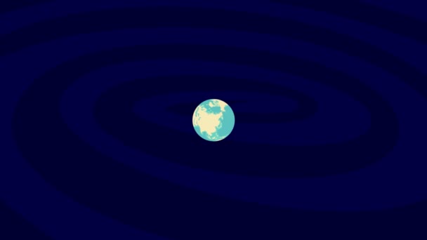 Zooming Goeteborg Location Stylish World Globe — Vídeo de stock