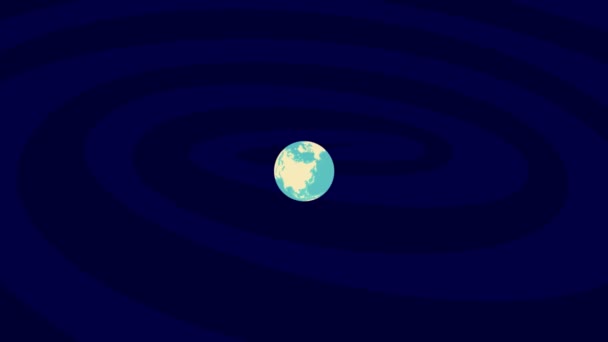 Zooming Linkoeping Location Stylish World Globe — Stock videók