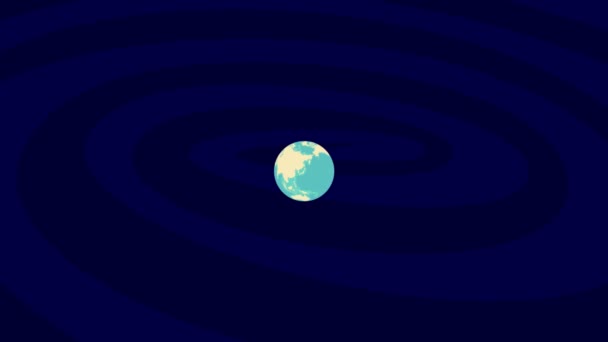 Zooming Tunceli Location Stylish World Globe — Stock video