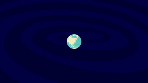 Zooming Vinkovci Location Stylish World Globe — Stock video