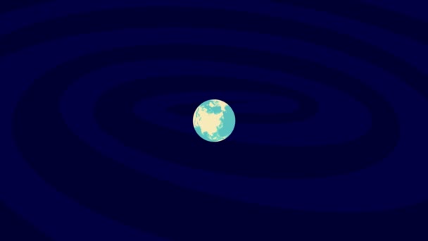 Zooming Arhus Location Stylish World Globe — Video
