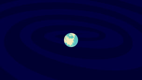 Zooming Alesund Location Stylish World Globe — Stock videók