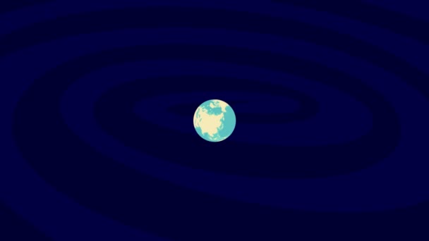Zooming Tonsberg Location Stylish World Globe — Stockvideo