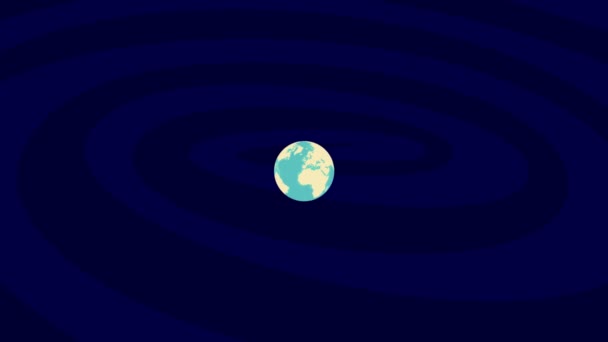 Zooming Paso Location Stylish World Globe — 비디오