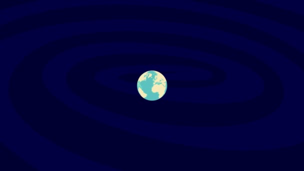 Zooming Chula Vista Location Stylish World Globe — Wideo stockowe