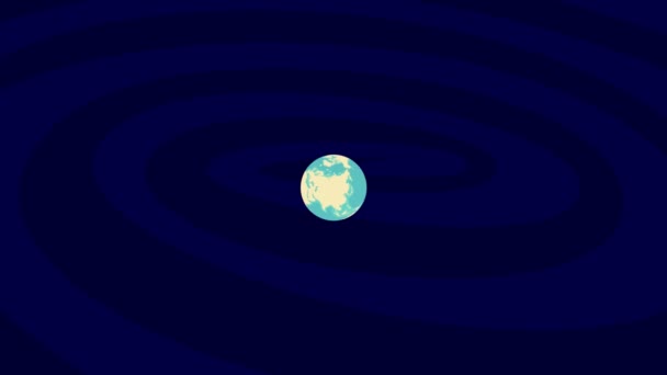 Zoomer Sur Navan Location Sur Globe Élégant Monde — Video
