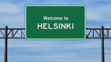 HELSINKI işaretine hoş geldiniz.